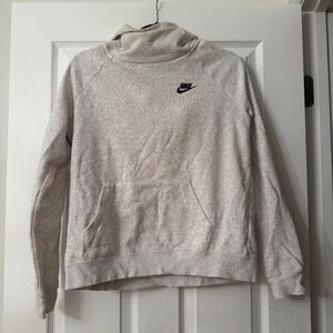 Nike Cowl Neck Grey Hoodie Sweatshirt